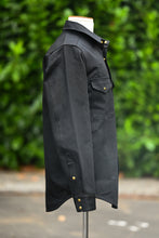 Townes Western Shirt - Black/Black 11oz Japanese Denim