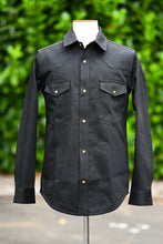 Townes Western Shirt - Black/Black 11oz Japanese Denim
