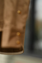 Townes Western Shirt - 9oz Coyote Cotton Herringbone Twill