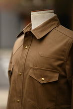 Townes Western Shirt - 9oz Coyote Cotton Herringbone Twill