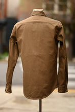 Townes Western Shirt - 9oz Coyote Cotton Herringbone Twill