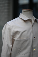 Jerry Shirt - Long Sleeve - Natural Herringbone Twill