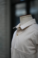 Jerry Shirt - Long Sleeve - Natural Herringbone Twill