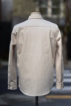 Jerry Shirt - Long Sleeve - Natural Herringbone Twill