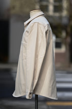 Jerry Shirt - Long Sleeve - Natural Herringbone Twill