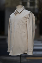 Jerry Shirt - Long Sleeve - Natural Herringbone Twill
