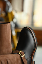 Ship John x Wesco Boss Boots -Chocolate Brown Latigo Two Tone