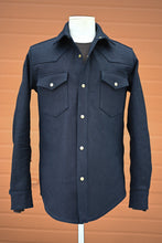 **SECONDS** Townes Western Shirt 16oz Indigo Sashiko Ori