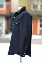 **SECONDS** Townes Western Shirt 16oz Indigo Sashiko Ori