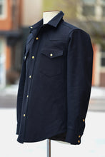 **SECONDS** Townes Western Shirt 16oz Indigo Sashiko Ori