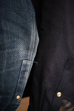 **SECONDS** Townes Western Shirt 16oz Indigo Sashiko Ori
