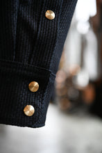 **SECONDS** Townes Western Shirt 16oz Indigo Sashiko Ori