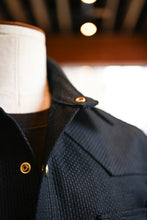 **SECONDS** Townes Western Shirt 16oz Indigo Sashiko Ori