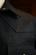 **SECONDS** Townes Western Shirt 16oz Indigo Sashiko Ori