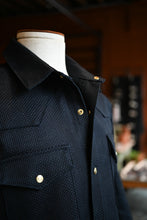 **SECONDS** Townes Western Shirt 16oz Indigo Sashiko Ori