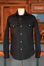 **SECONDS** Townes Western Shirt 16oz Indigo Sashiko Ori